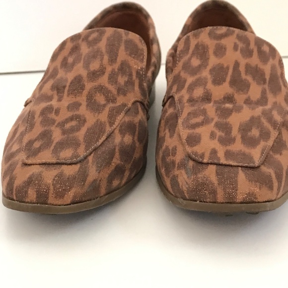 AEROSOLES Paynes Leopard Loafers Slip On Flats Cheetah Brown Tan Women’s Size 7 - Picture 6 of 16